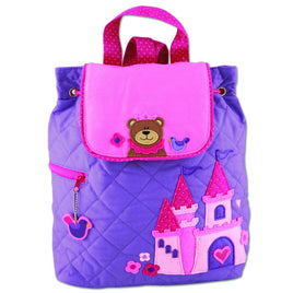 Princess and Bear Styled Children's Quilted Personalised Backpack by Stephen Joseph