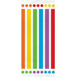 Rainbow Birthday Cello Bags 20pk