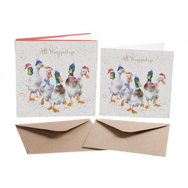 All wrapped up Christmas Card Box Set - Wrendale Designs
