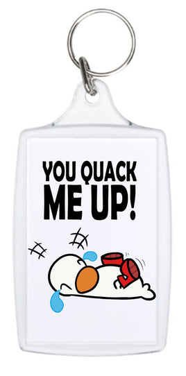 You Quack Me Up - Keyring - Duck Themed Merchandise from Shop4Ducks
